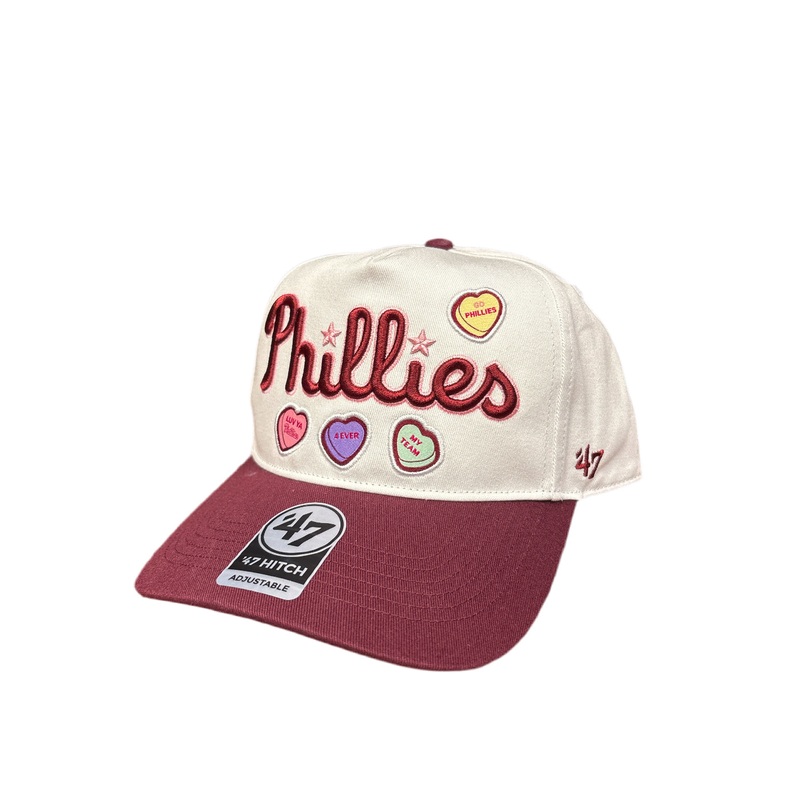 ’47 Philadelphia Phillies Valentines Candy Heart Hitch Adjustable Hat
