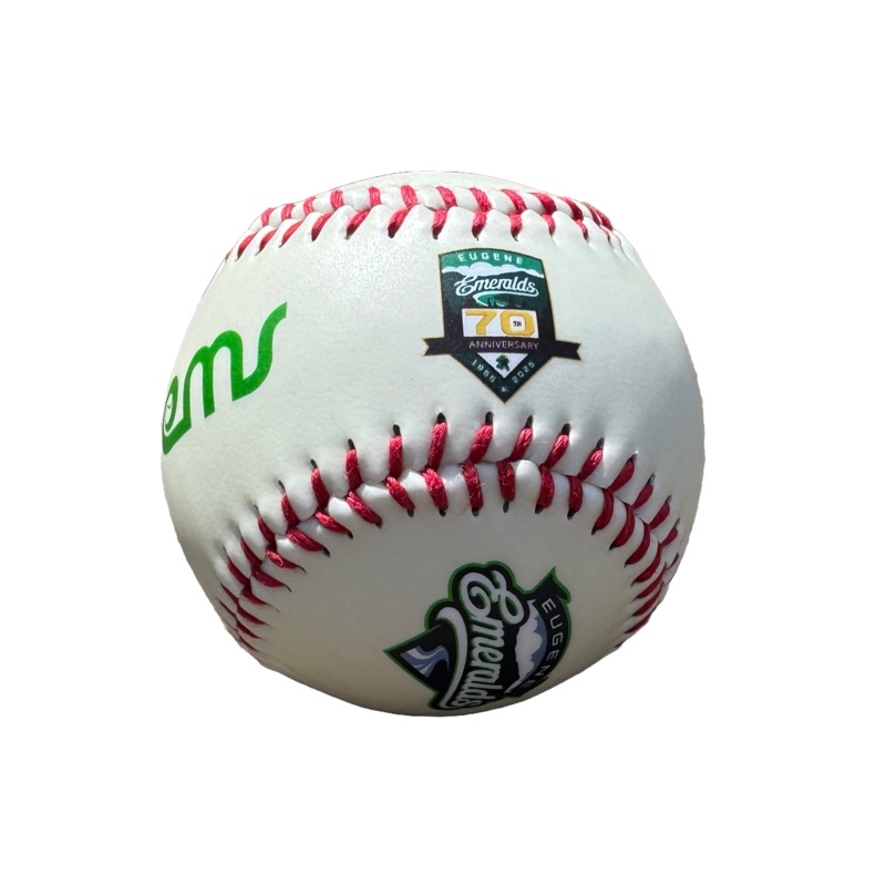 Eugene Emeralds BWM 70th Anniversary Baseball