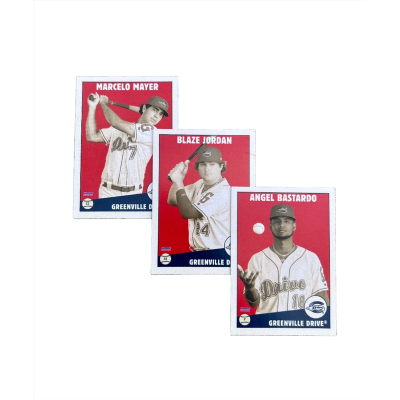 Greenville Drive 2023 Team Baseball Card Set