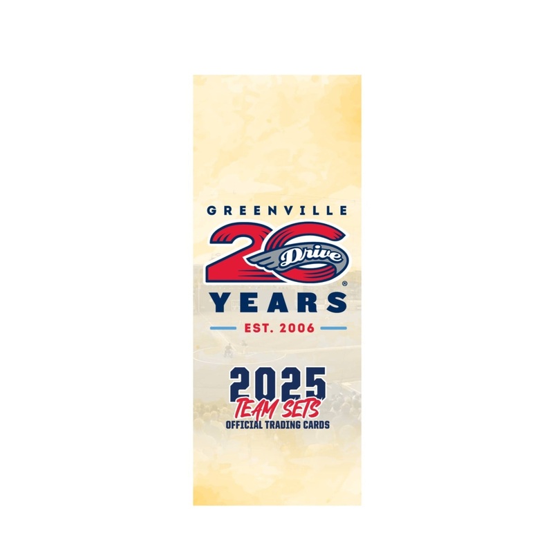 Greenville Drive 2025 Team Baseball Card Set