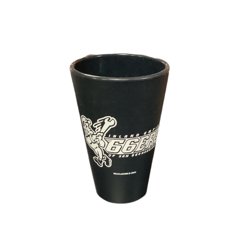 Inland Empire 66ers Wincraft Silicone 16 OZ Team Color Pint Glass