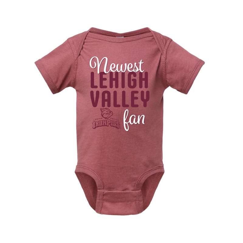 Lehigh Valley IronPigs Girls Newest Fan Onesie Rogue