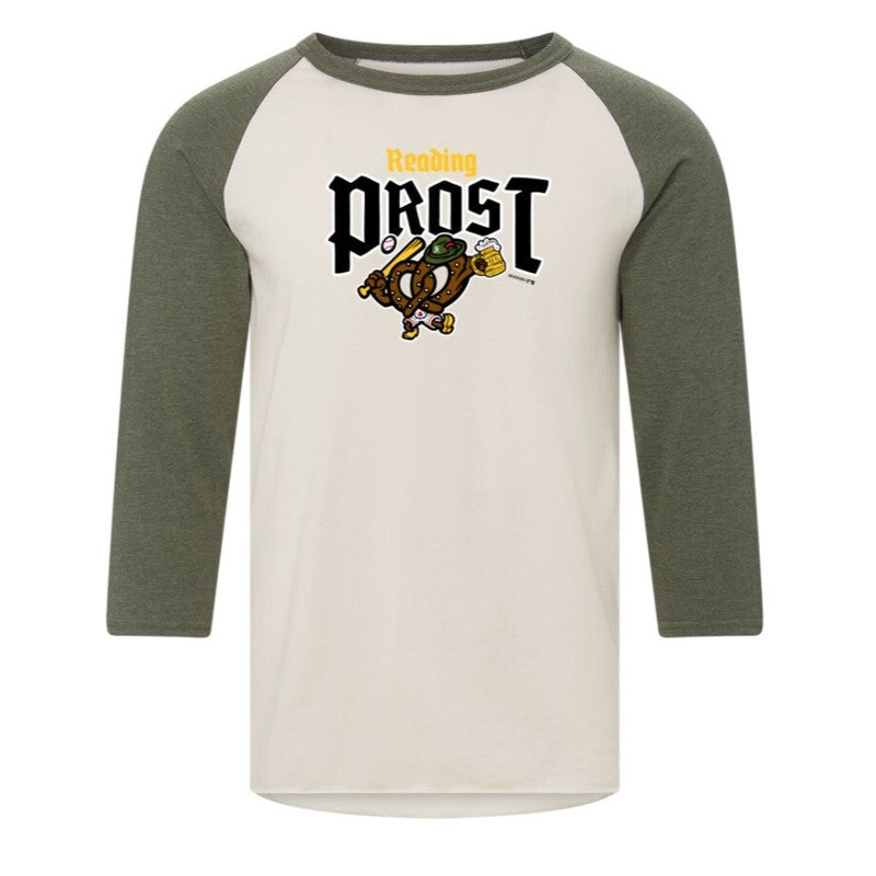 MV Sport Olive/Cream Prost Baseball Tee
