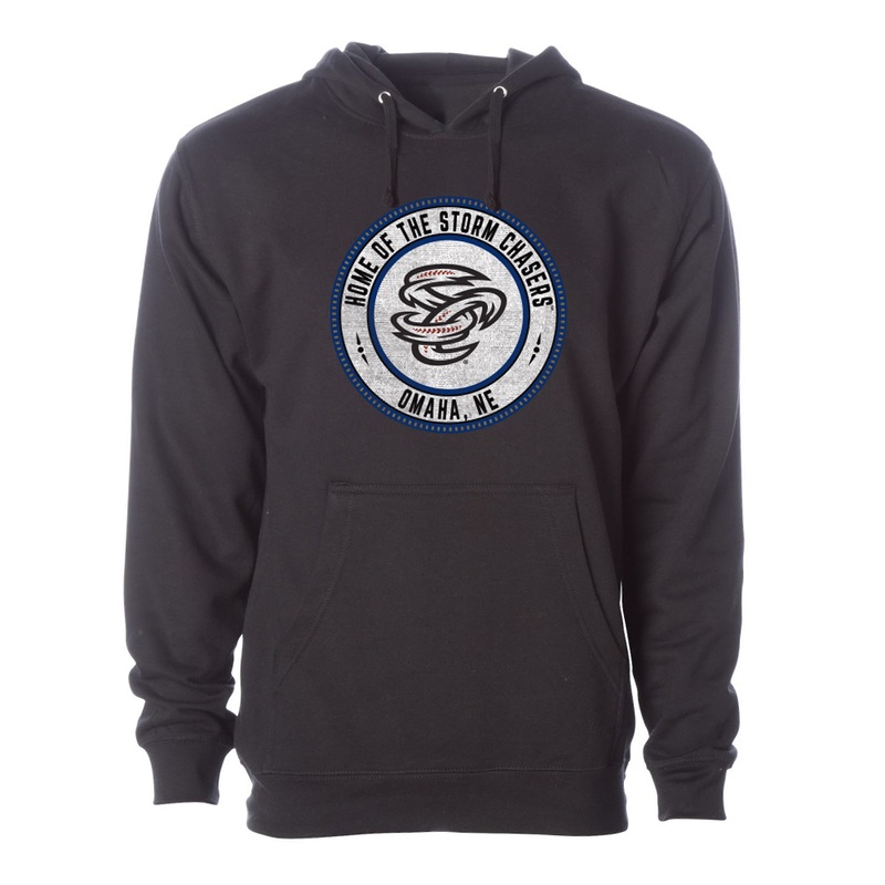Omaha Storm Chasers Men’s 108 Stitches Black Decal Hoodie