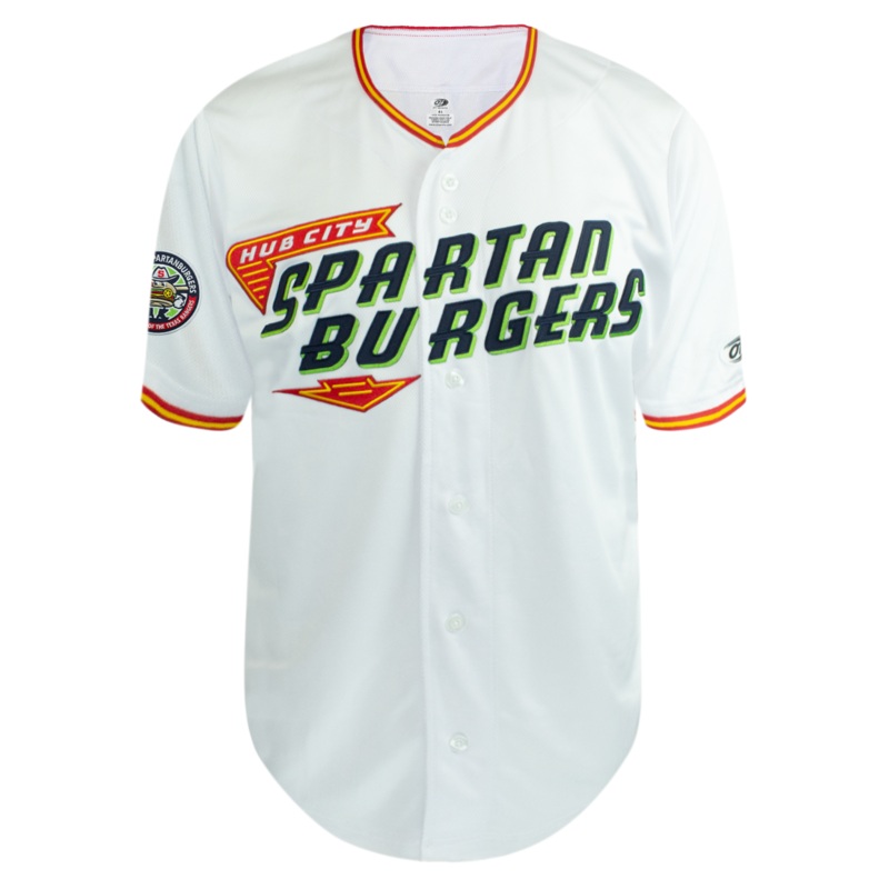 Youth Stitched White Home Jersey