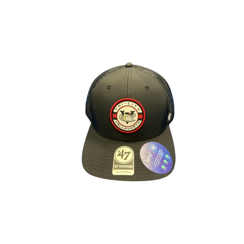 47 Brand Black Trucker Hat