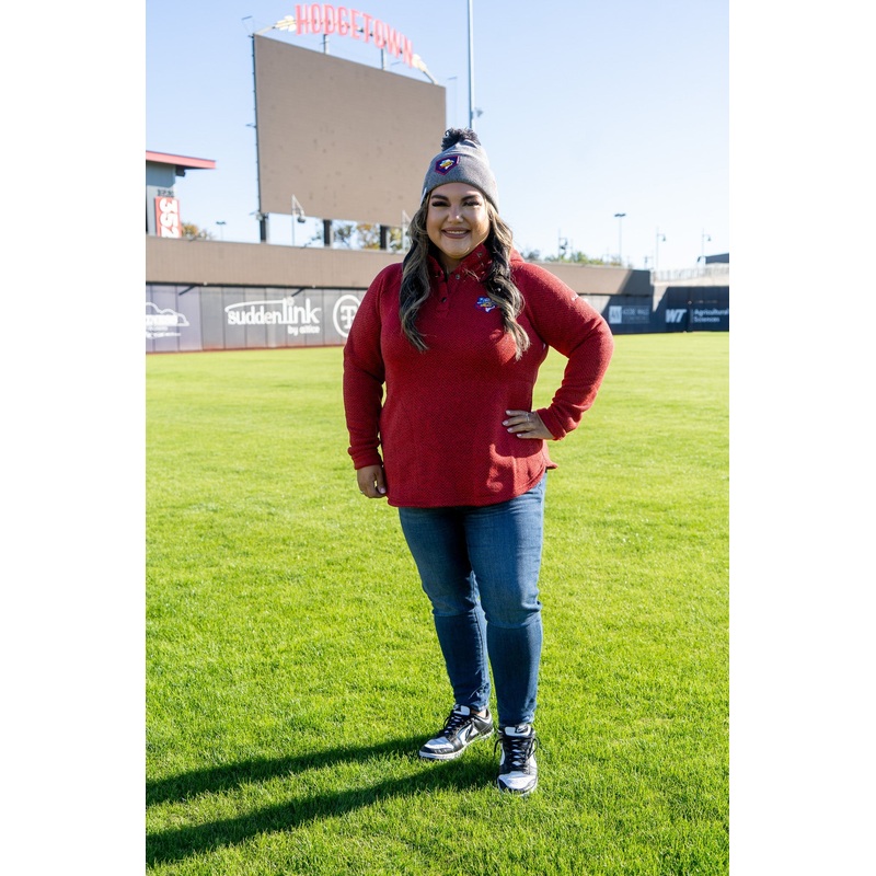 Amarillo Sod Poodles Columbia Women’s Red State Pullover