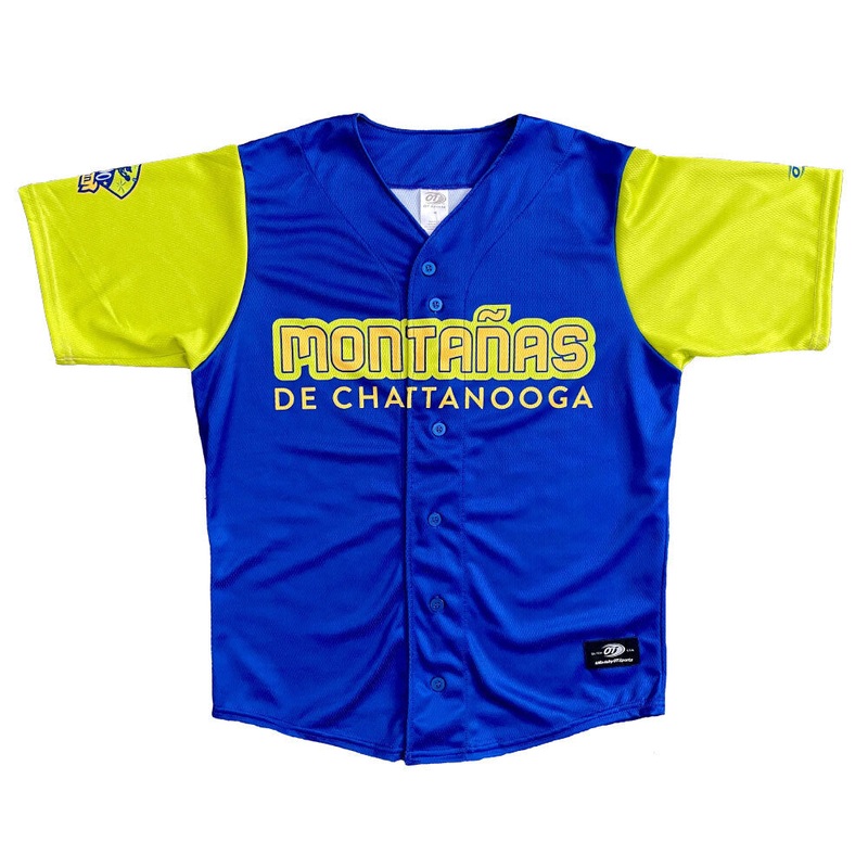 Chattanooga Lookouts Montaas de Chattanooga Youth Replica Jersey