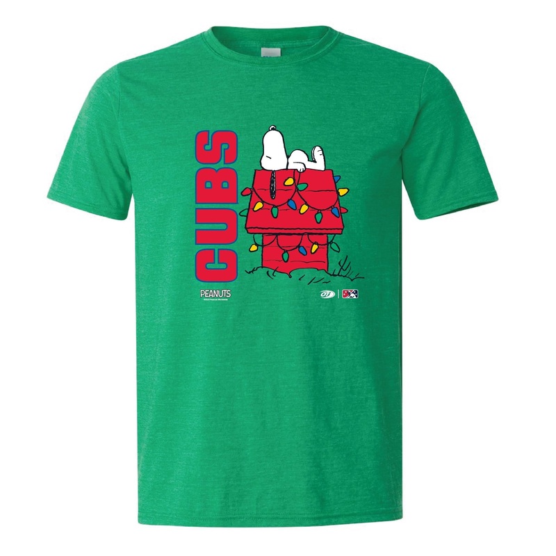 Chicago Cubs Peanuts Christmas Tee