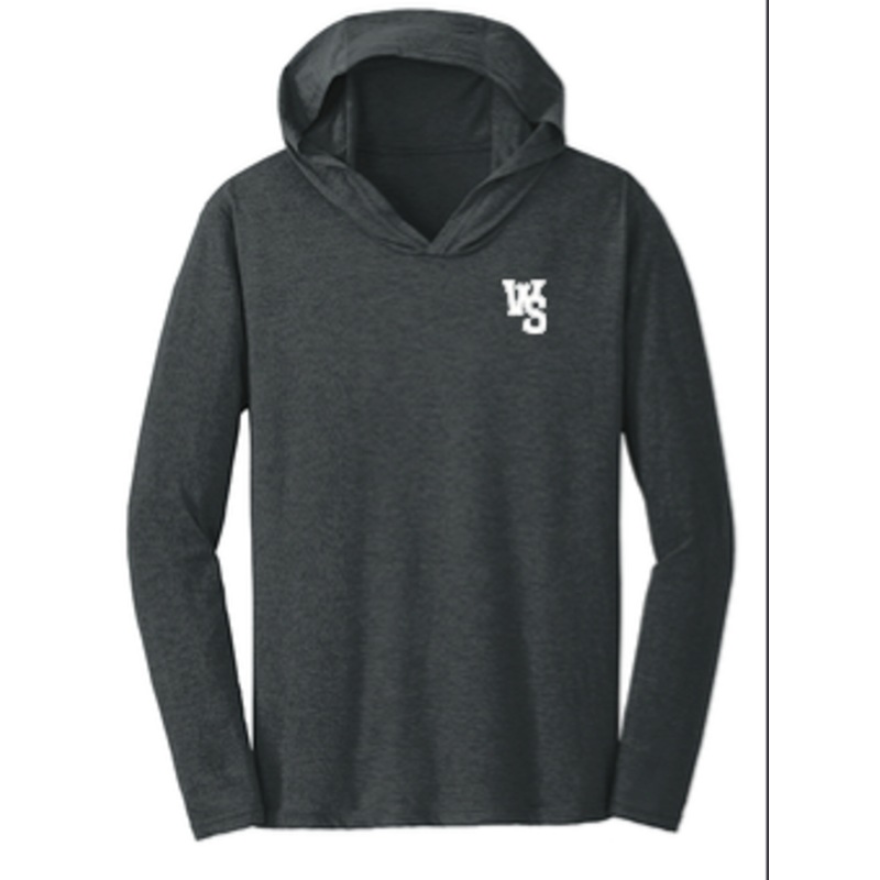 Long Sleeve Hoodie Tee – White