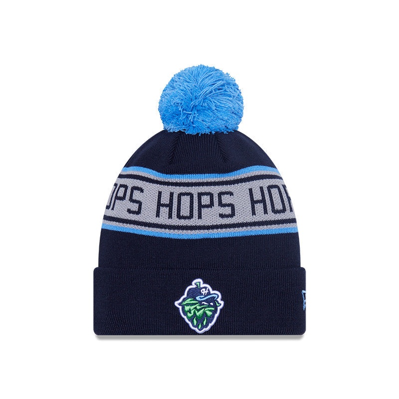 New Era Youth Knit Repeat Beanie, Hillsboro Hops