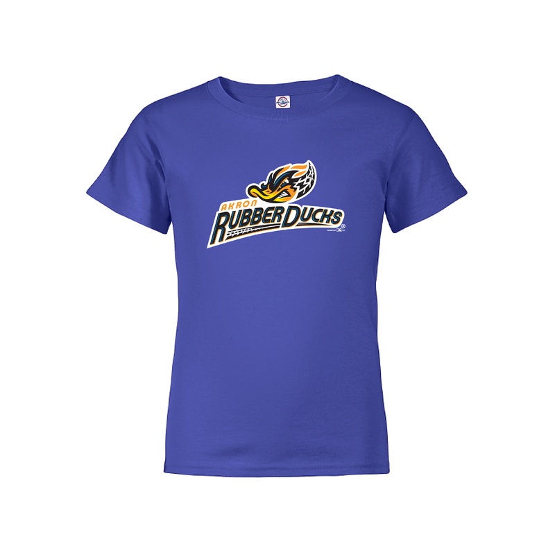 Youth Blue Primary Logo Tee