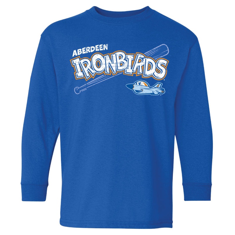 Aberdeen IronBirds – Youth Royal Blue Long Sleeve T-Shirt