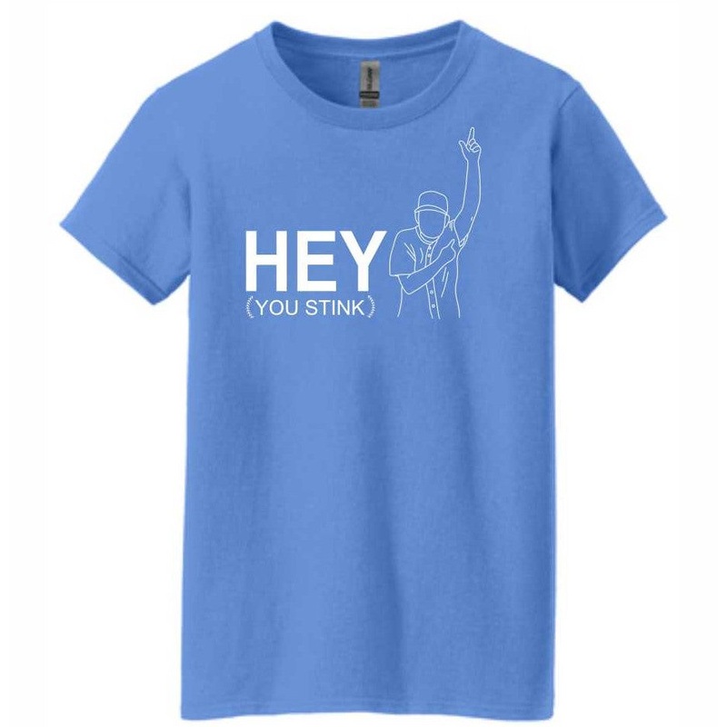 Buffalo Bisons Ladies Lt Blue You Stink Tee