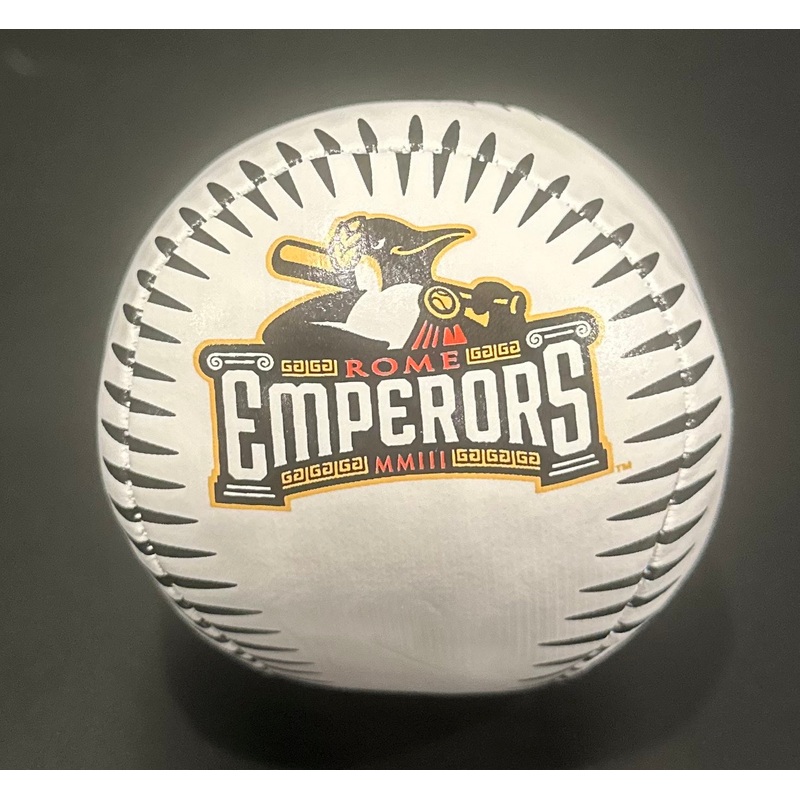 Rome Emperors White Soft Baseball