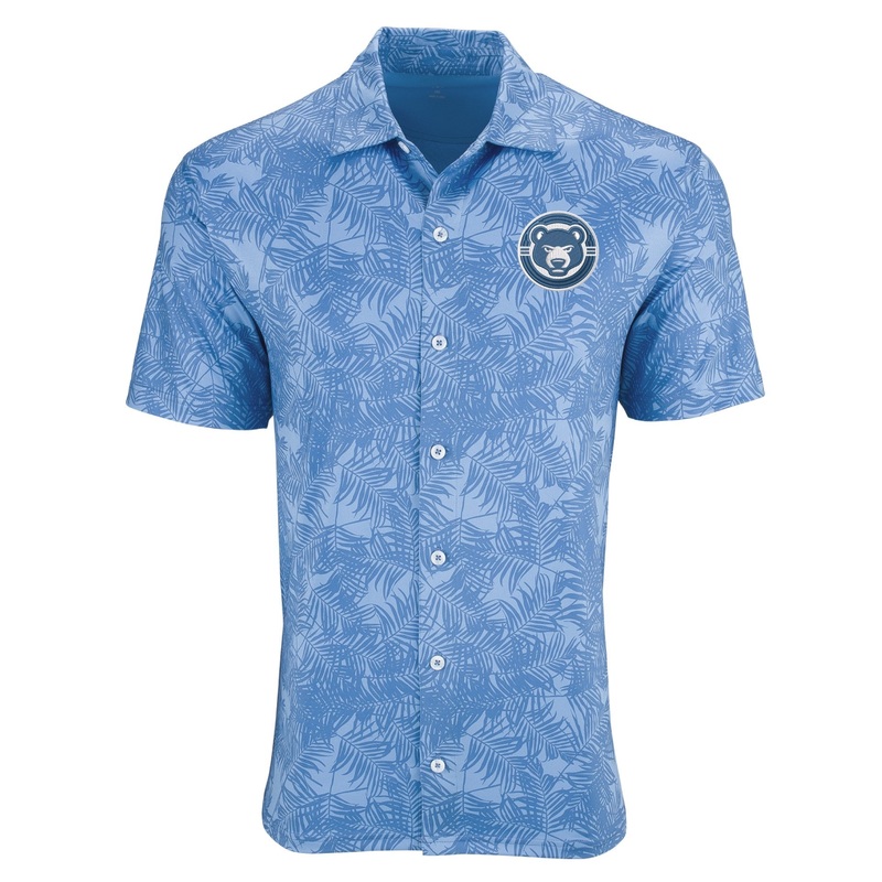 South Bend Cubs Men’s Maui Full Button SS Shirt