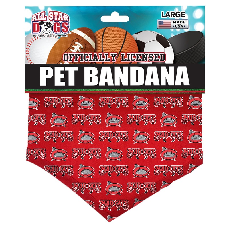 Carolina Mudcats All Star Dog Bandanas