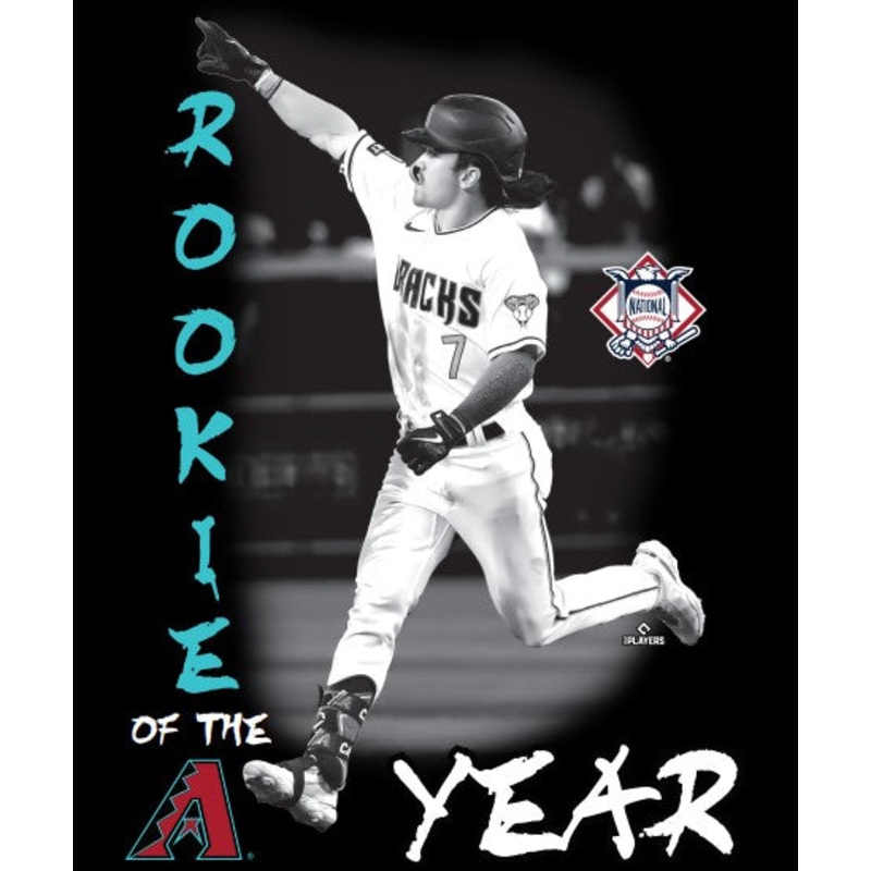 Corbin Carrol 2023 Former Aces Player wins Rookie of the Year Tee