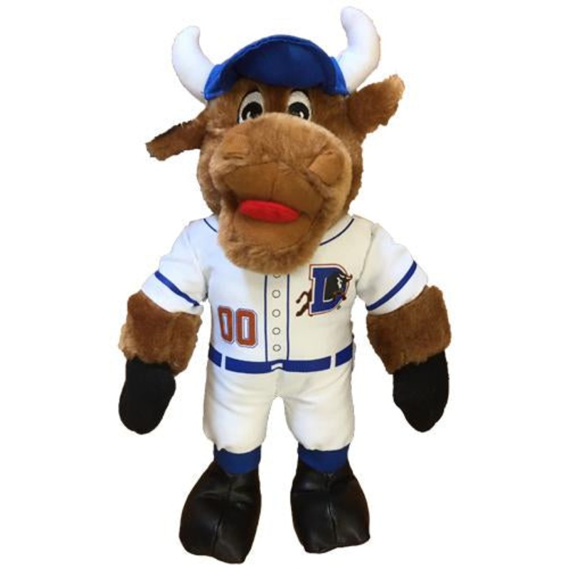 Durham Bulls Mascot Factory 2ft Tall Wool E. Bull Mascot Plush