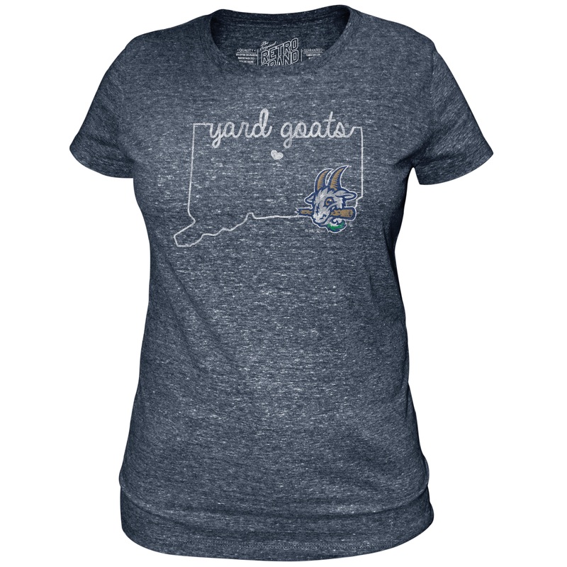 Hartford Yard Goats Retro Brand Women’s State Logo Tee