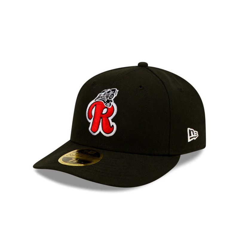 New Era 59Fifty Low Profile Alt. 2 Black & Red Train Retro Hat