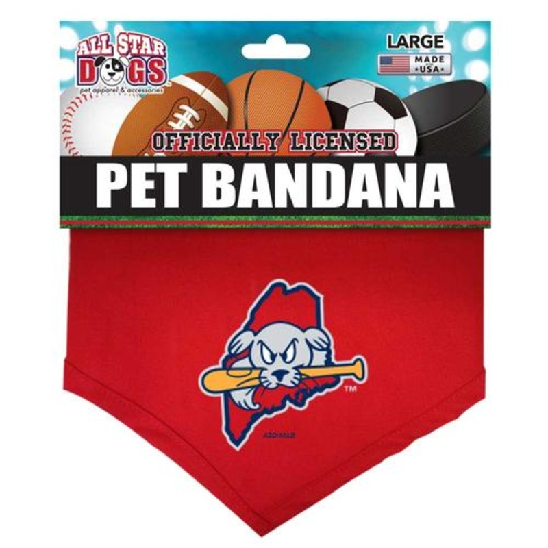 Portland Sea Dogs Dog Bandana – Large