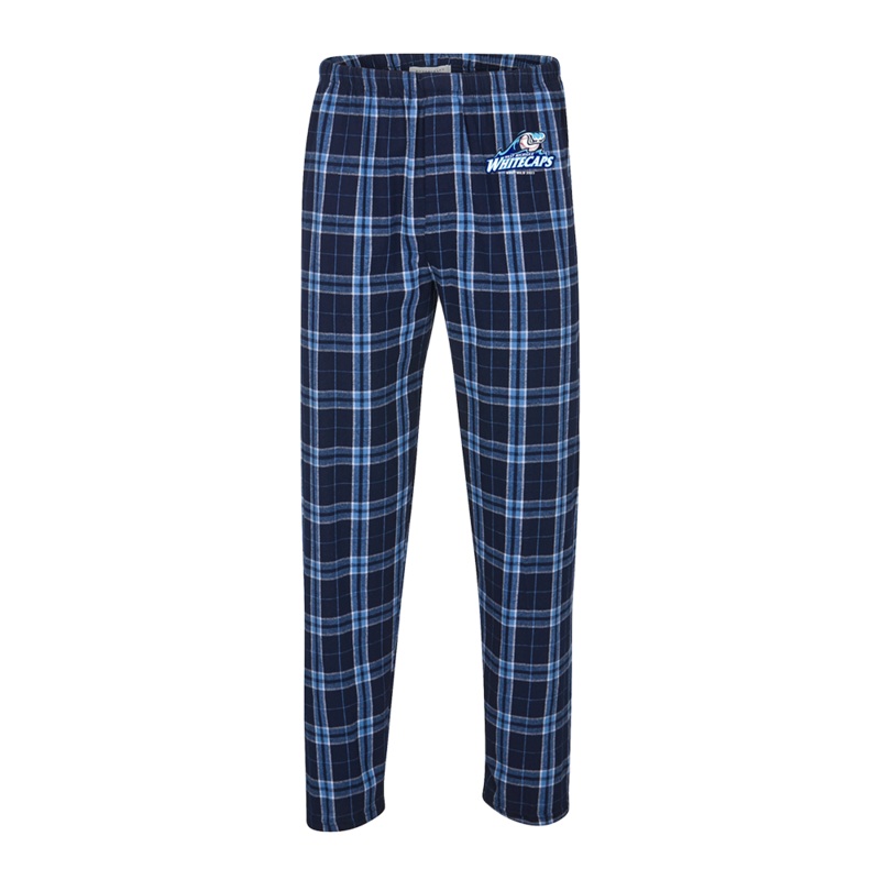 West Michigan Whitecaps Boxercraft Flannel Navy/Columbia Pants