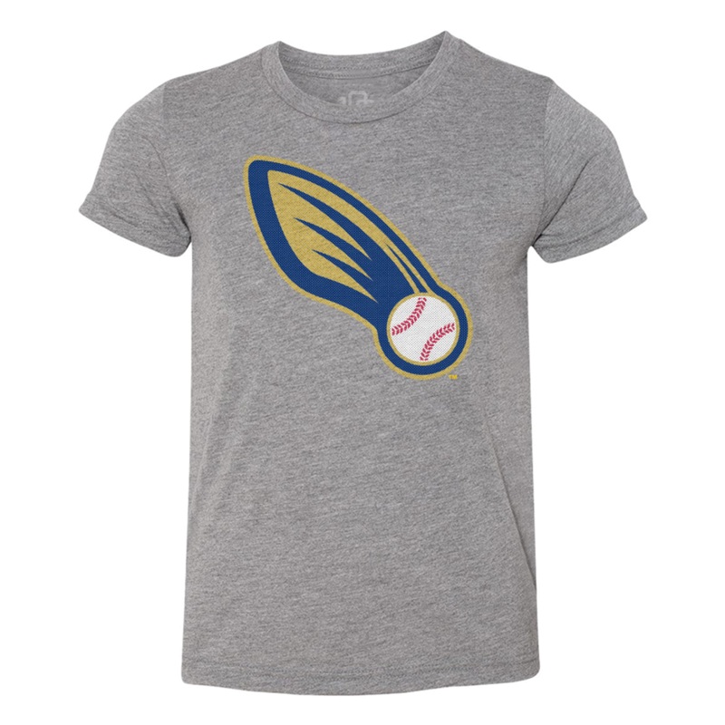Youth Helicopter Seed Halftone Gray Tee