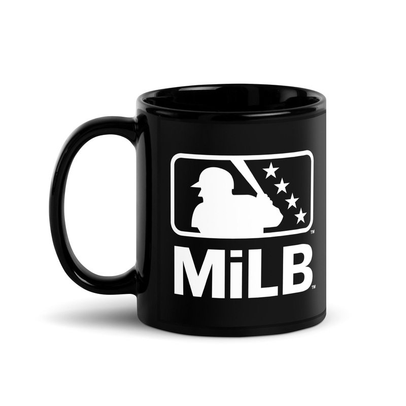 2025 MiLB Logo Black Glossy Mug