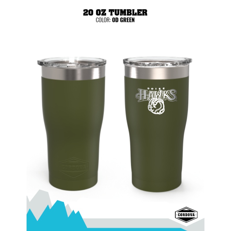 Boise Hawks x Cordova 20 oz Insulated Tumbler