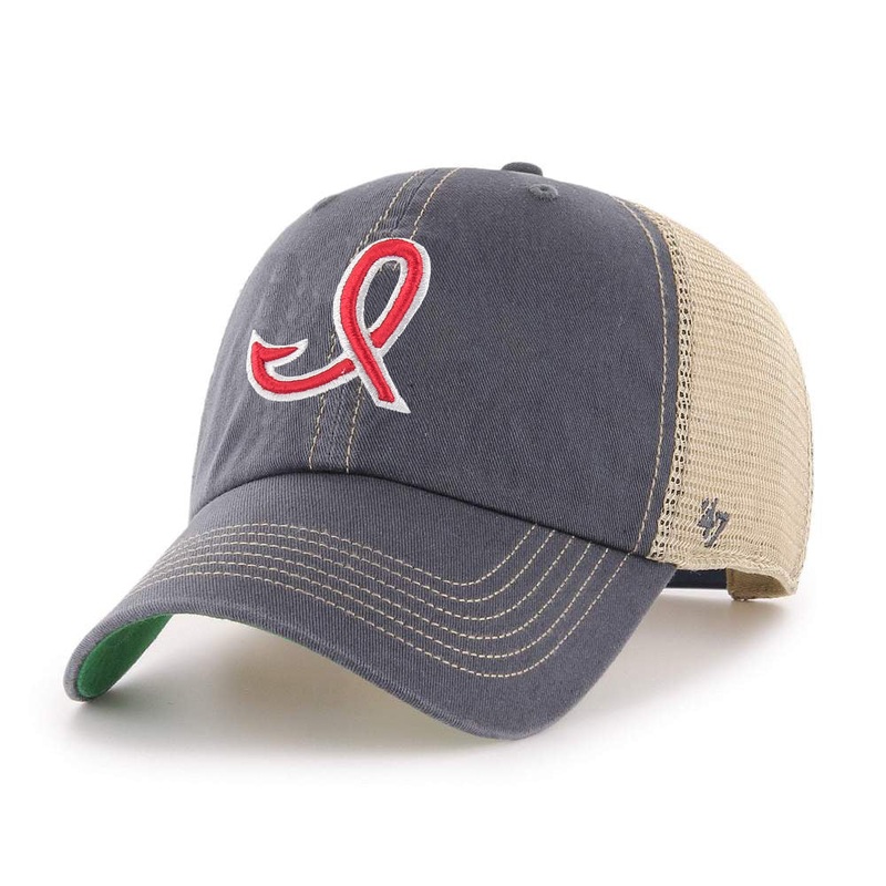 Indianapolis Indians ’47 Adult 1950s/60s Navy Trawler Clean Up Adjustable Cap