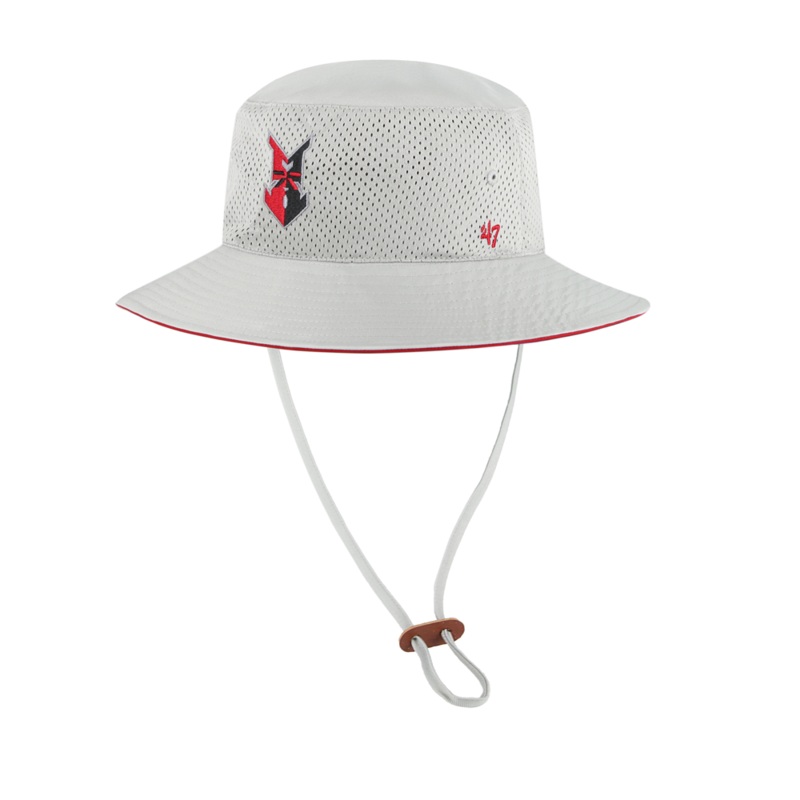 Indianapolis Indians ’47 Adult Grey Panama Bucket Hat