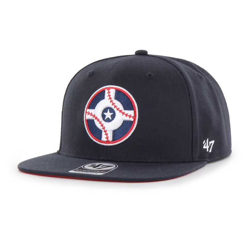 Indianapolis Indians ’47 Adult Navy Circle City Sure Shot Under Captain Snapback Cap