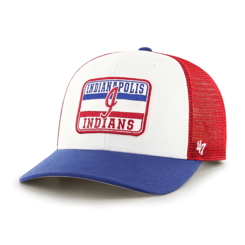 Indianapolis Indians ’47 Adult Red Evoke MVP Adjustable Cap