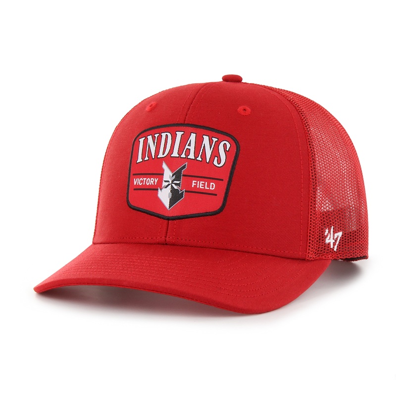 Indianapolis Indians ’47 Adult Red Squad Trucker Adjustable Snapback Cap