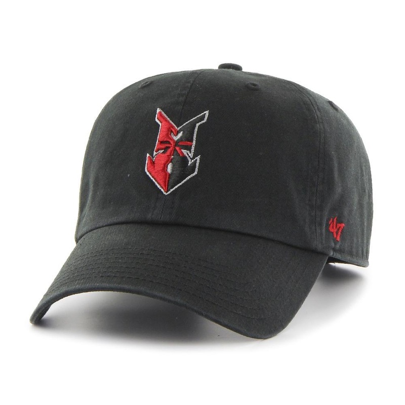 Indianapolis Indians ’47 Youth Black Road Clean Up Adjustable Cap