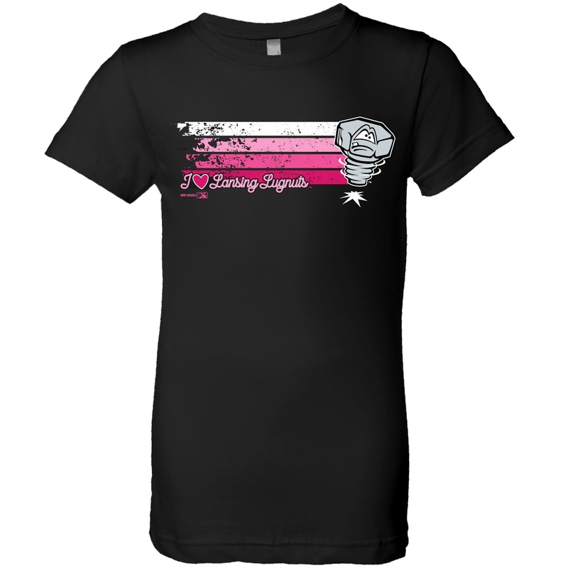 Lansing Lugnuts Youth Girls T-shirt