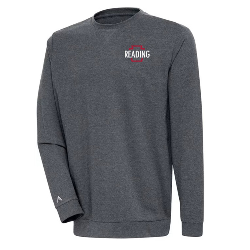 Men’s Reading Keystones Antigua Charcoal Crewneck Sweater