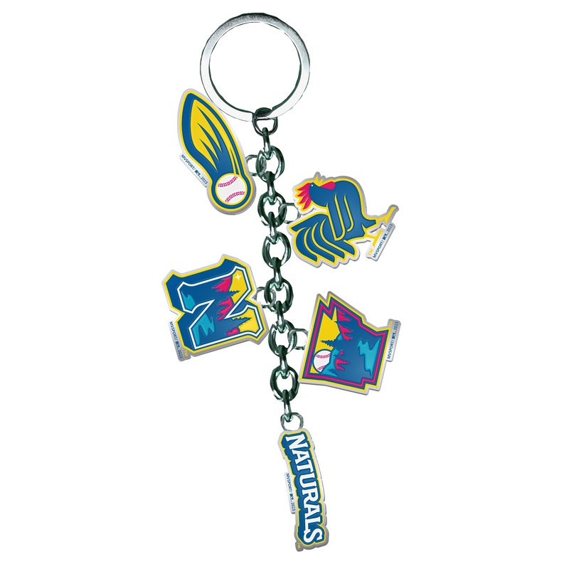 Naturals Logo Dangle Keychain