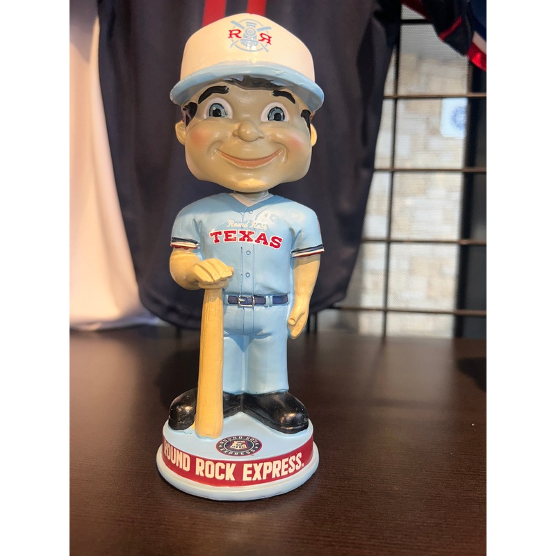 Round Rock Express Retro Fauxback Uniform Original Bobble Head