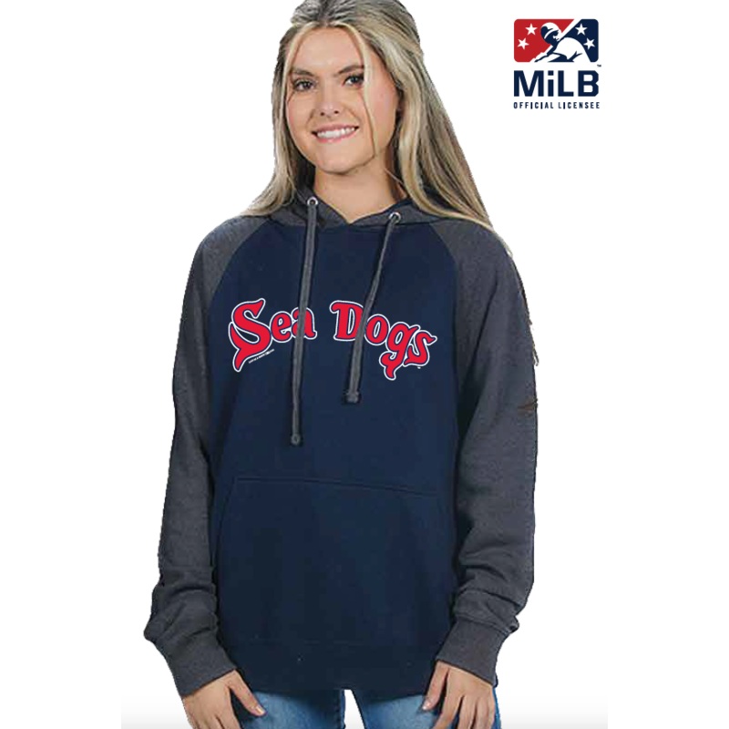 Sea Dogs Ladies Two Tone Hoodie