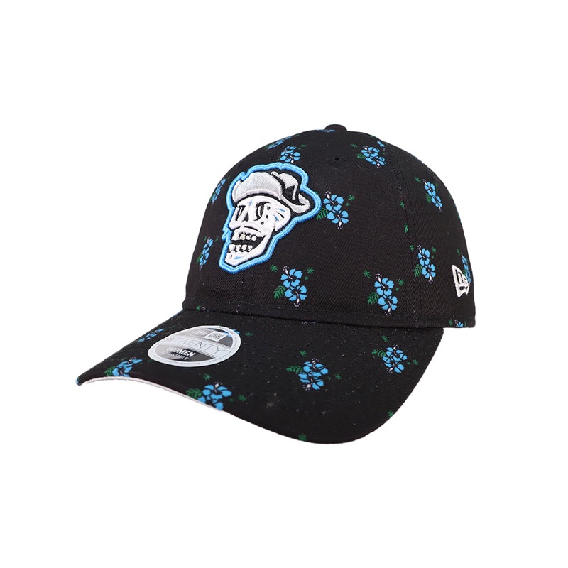 Women’s Reyes de Plata New Era Skull Floral Black 9TWENTY Strapback Hat