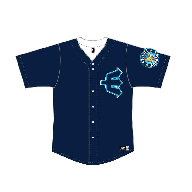 Everett AquaSox Adult Batting Practice Replica Jersey
