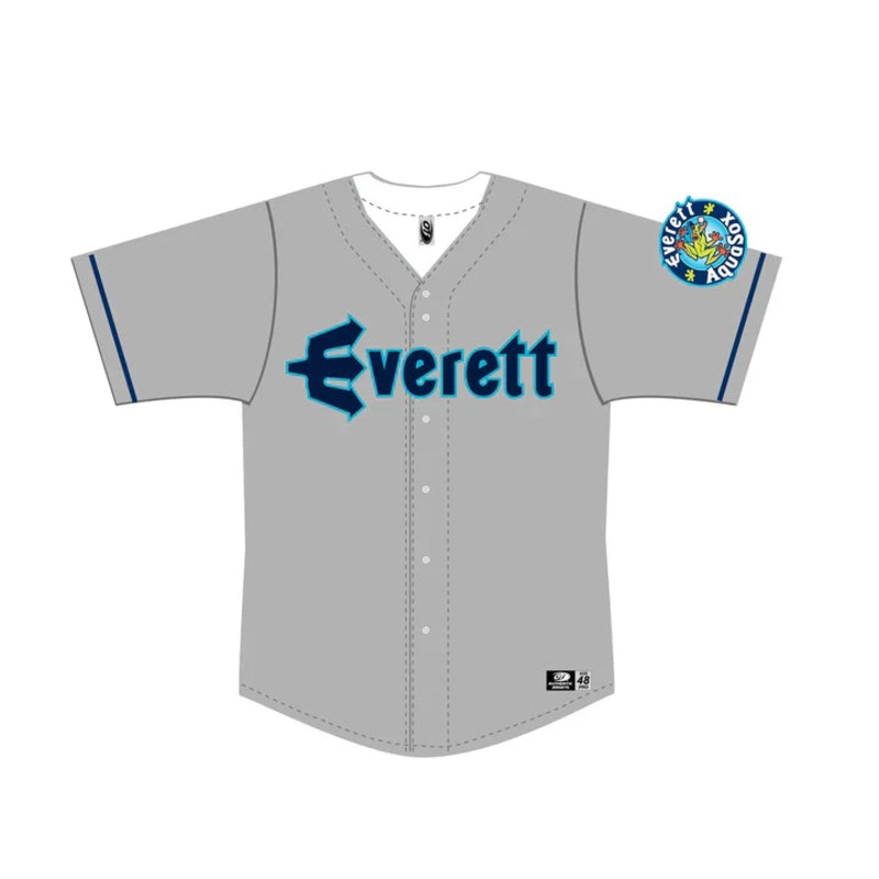 Everett AquaSox Authentic Road Twill Jerseys