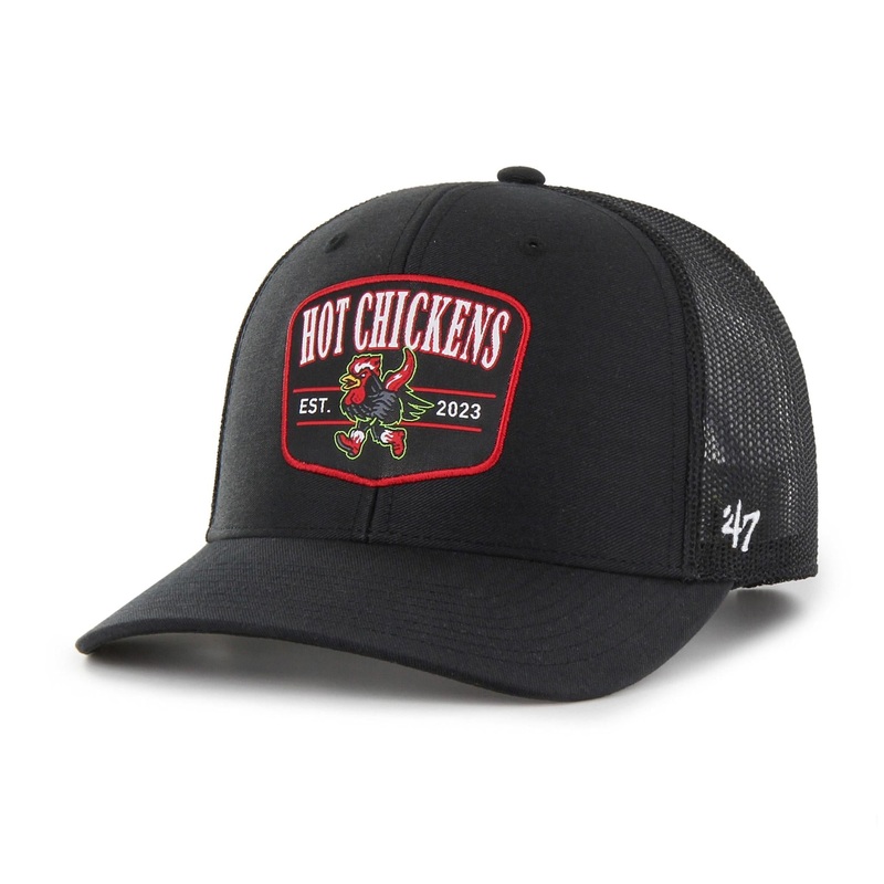 Nashville Sounds ’47 Brand Black Squad Hot Chickens Trucker Hat