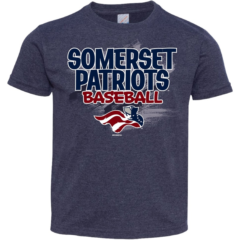 Somerset Patriots Vintage Navy Toddler Boys Fulltone Fine Jersey Tee