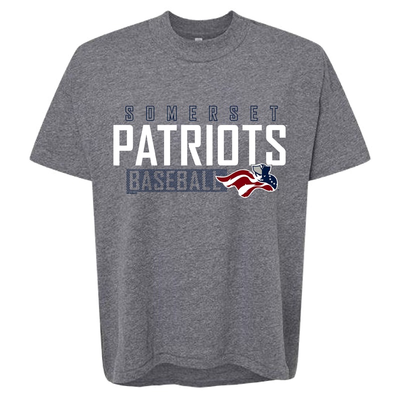 Somerset Patriots Women’s Granite Heather Oversized Hi-Low Citadel Tee