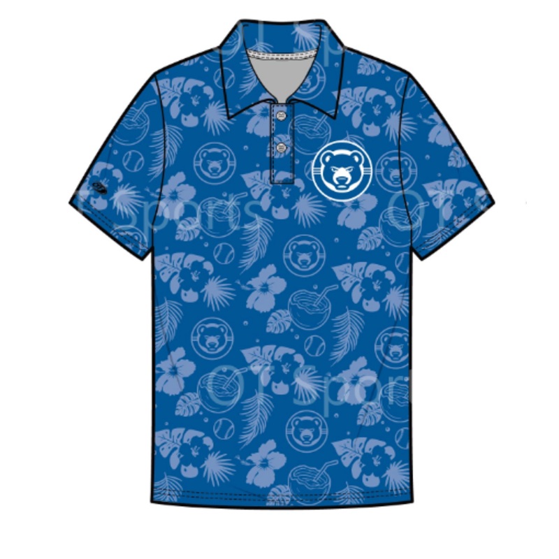 South Bend Cubs Men’s Hawaiian Polo