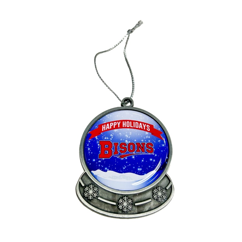 Buffalo Bisons Snow Globe Ornament