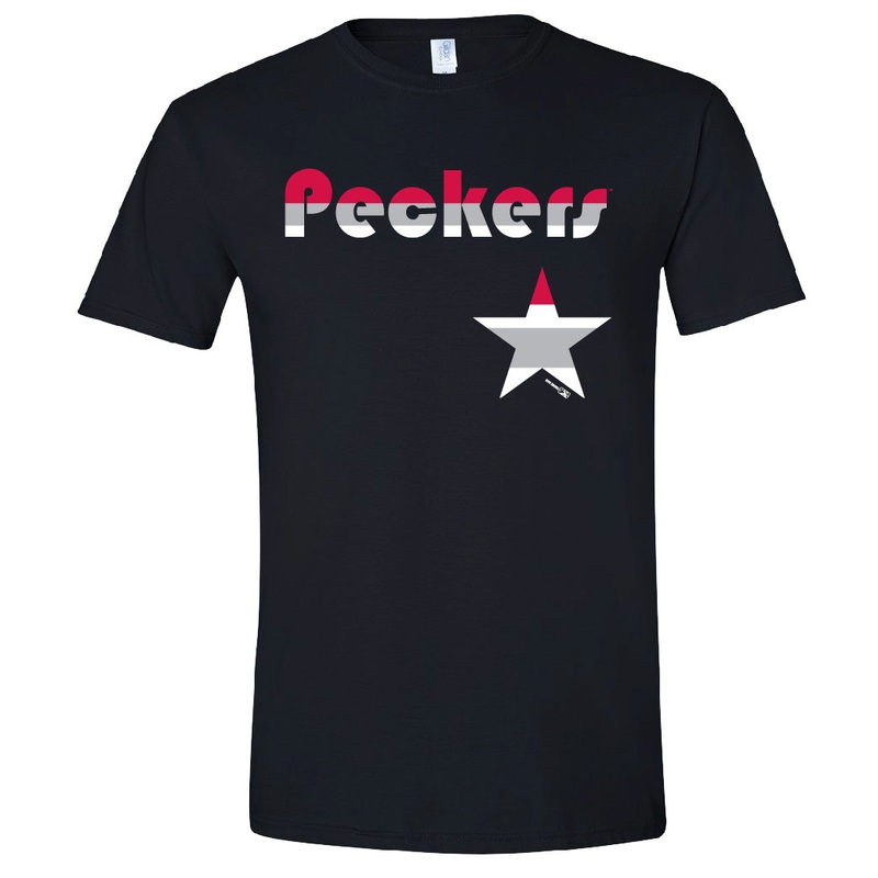 Fayetteville Woodpeckers Bimm Ridder Youth 70’s Peckers T-Shirt